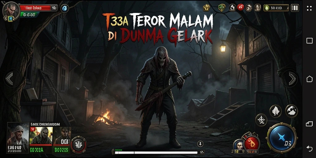 Screenshot utama 333A menampilkan suasana gameplay yang menegangkan dan menakutkan.