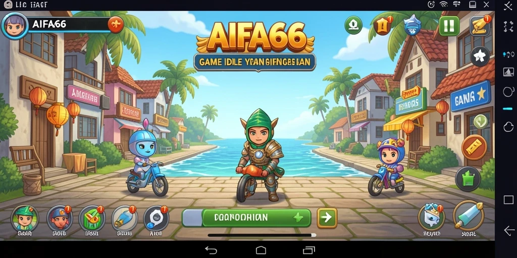 Tampilan utama gameplay AIFA66 yang menarik dan intuitif.