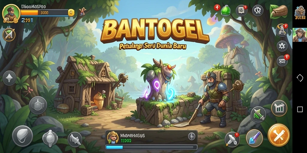 Screenshot menampilkan karakter dalam aksi di dunia petualangan yang menegangkan.
