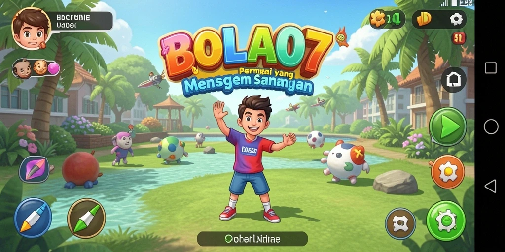 Screenshot gameplay BOLA07 yang menampilkan keseruan permainan.
