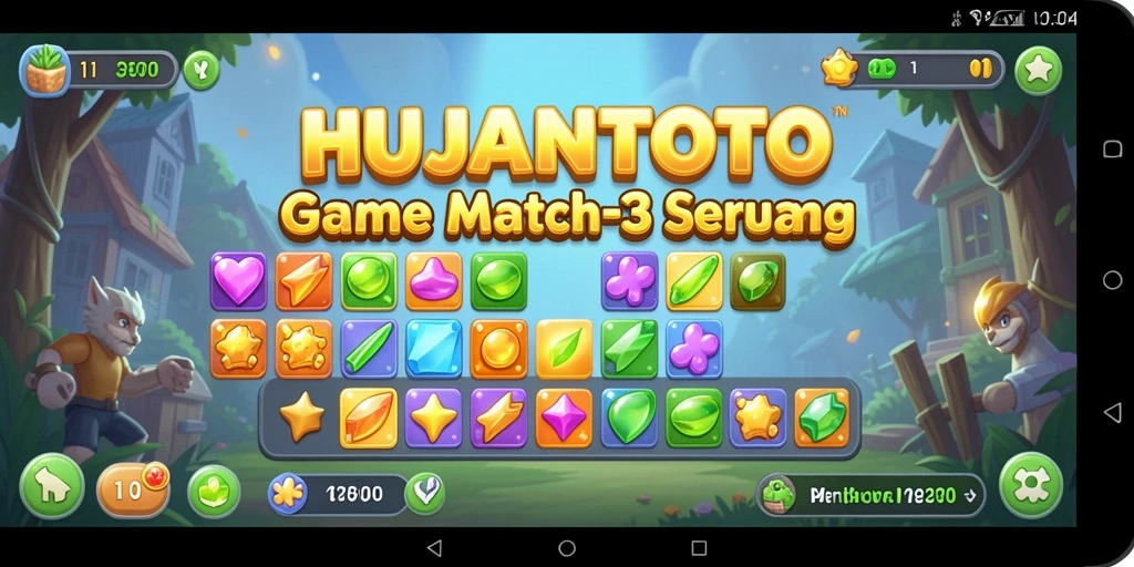 Gameplay seru dan penuh warna dalam HUJANTOTO.
