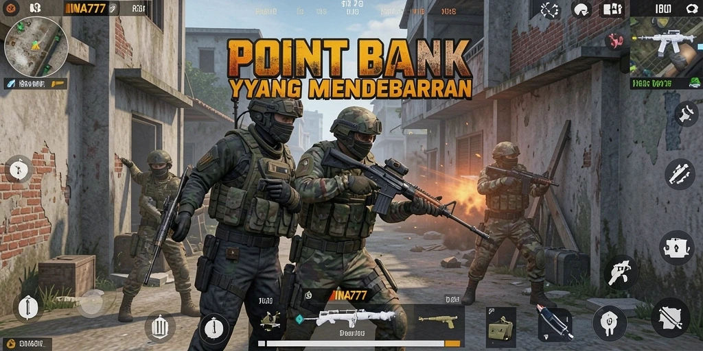 Screenshot gameplay <strong>INA777</strong> dengan aksi tembak-menembak yang seru.