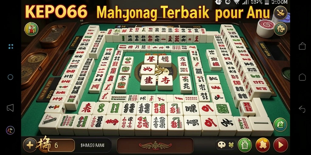 Screenshot gameplay KEPO66 menampilkan momen seru permainan Mahjong.