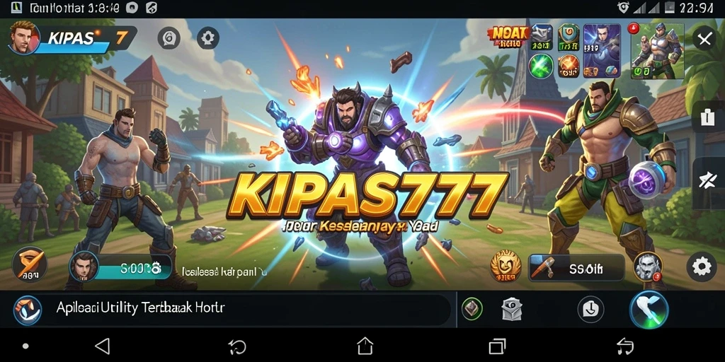 Tampilan antarmuka KIPAS777 yang user-friendly dan fungsional.