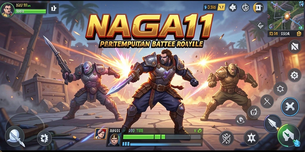 Tangkapan layar menunjukkan pertempuran seru di NAGA11 dengan grafik yang memukau.
