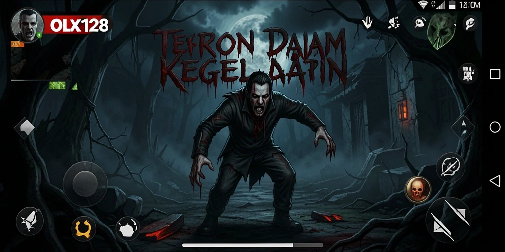 Gameplay OLX128 yang menegangkan dan menakutkan.