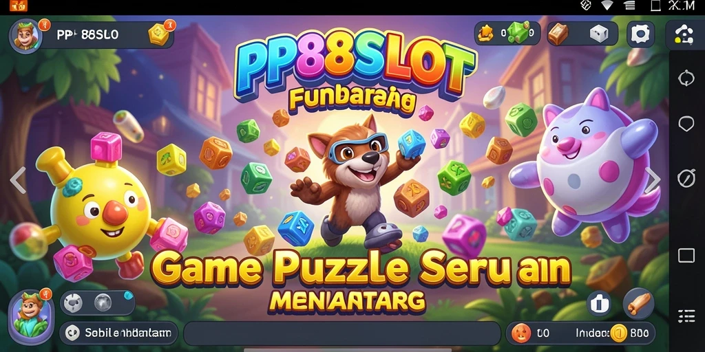 Tampilan utama gameplay PP88SLOT yang menarik dan menantang.