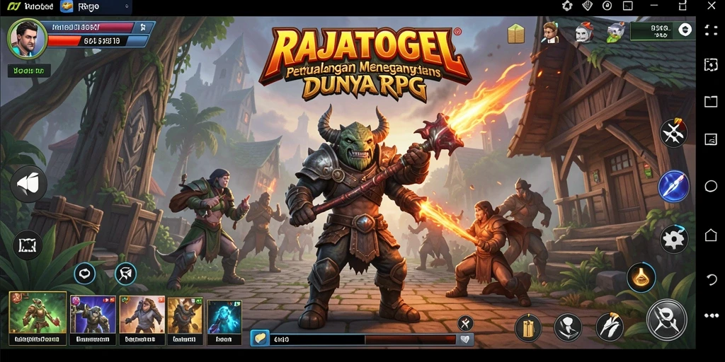 Tampilan menarik dari gameplay RPG RAJATOGEL