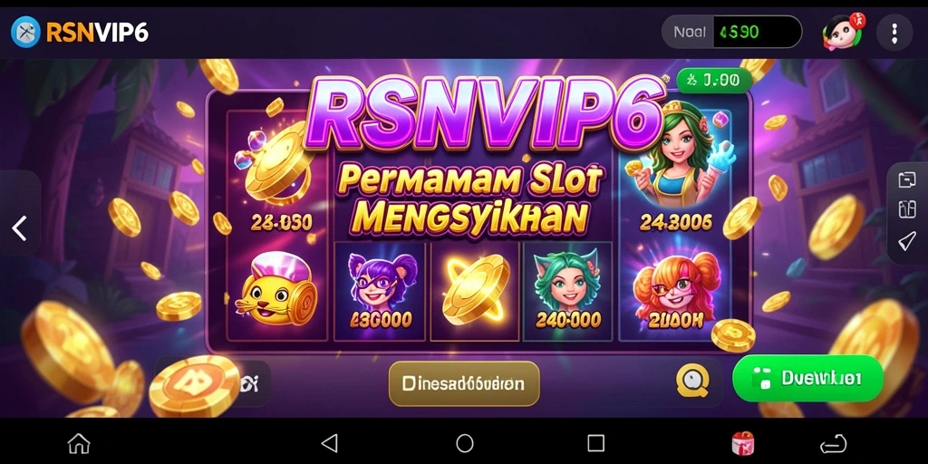Tampilan menarik gameplay Slot RSNVIP6 dengan berbagai tema dan grafis yang memukau.