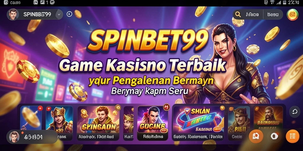 Screenshot gameplay SPINBET99 yang menunjukkan keseruan di kasino.
