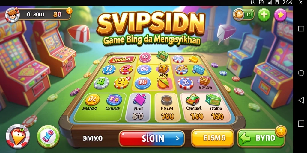 Tampilan gameplay SVIPSIDN yang menarik dan penuh warna.